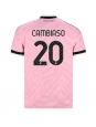 Moške Nogometnih dresov Juventus Andrea Cambiaso #20 Gostujoči 2026-27 Kratki rokavi Moške Nogometnih dresov Juventus Andrea Cambiaso #20 Gostujoči 2026-27 Kratki rokavi